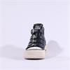 ASH Rainbow Buckle Strap Hi Top Trainer - Black